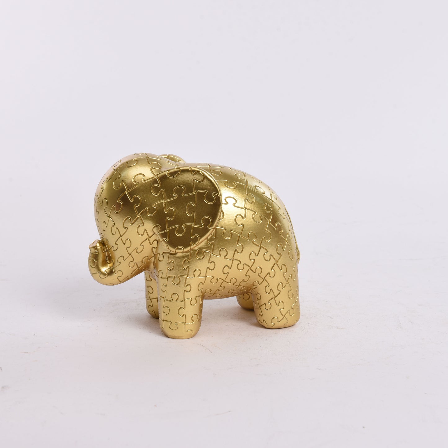 Golden Puzzle Elephant