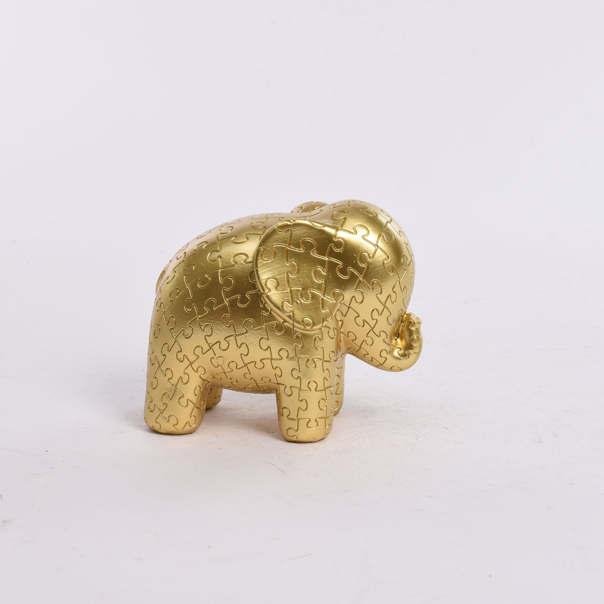 Golden Puzzle Elephant